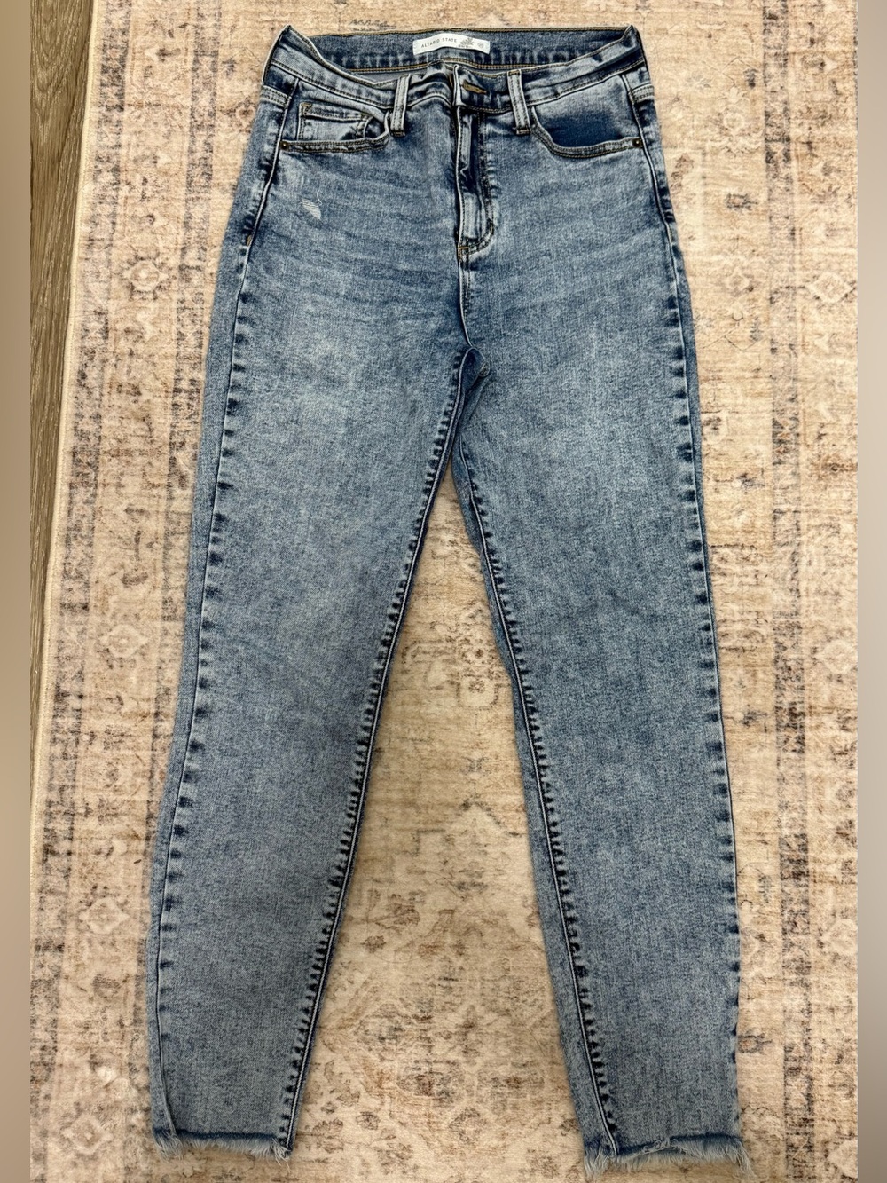 Altar'd State Light Blue High-Rise Jeans - Picture 1 of 4